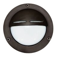 Außenleuchte rund Ø 14 cm Messing Glas G9...