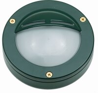 Wandleuchte außen Messing Glas G9 IP64 rund D: 14...