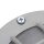 Wandlampe außen Grau Echt-Messing rund D: 14 cm IP64