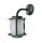 Au&szlig;enlampe Wand Messing Glas E27 IP23 29 cm hoch Gr&uuml;n Antik