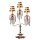 Designerleuchte Boden Tisch in Gold 81cm mit Kristall
