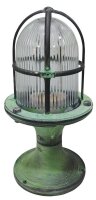 Stehlampe außen klein Messing Glas 28 cm IP54...