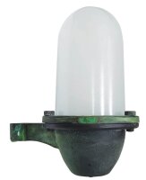 Außenleuchte Wand Messing Glas H: 21 cm IP64...