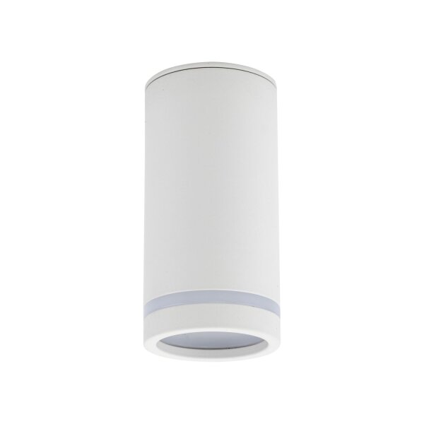 Spot Lampe Decke Metall GU10 Ø 5,5 cm H: 11 cm Aufputz Weiß