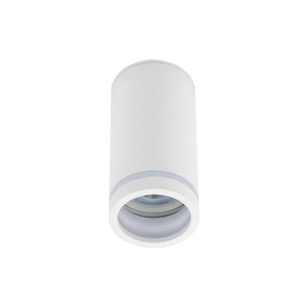 Spot Lampe Decke Metall GU10 Ø 5,5 cm H: 11 cm Aufputz Weiß