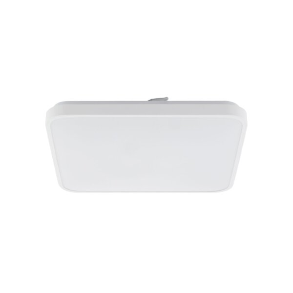 LED Deckenleuchte Weiß Aluminium 32 W warmweiß blendarm