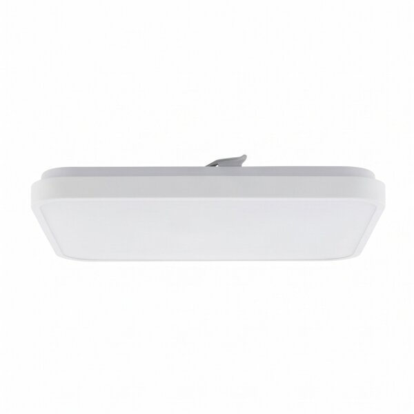 LED Deckenleuchte Weiß Aluminium 32 W warmweiß blendarm
