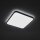 LED Deckenlampe blendarm Aluminium 32 W 4000 K Schwarz