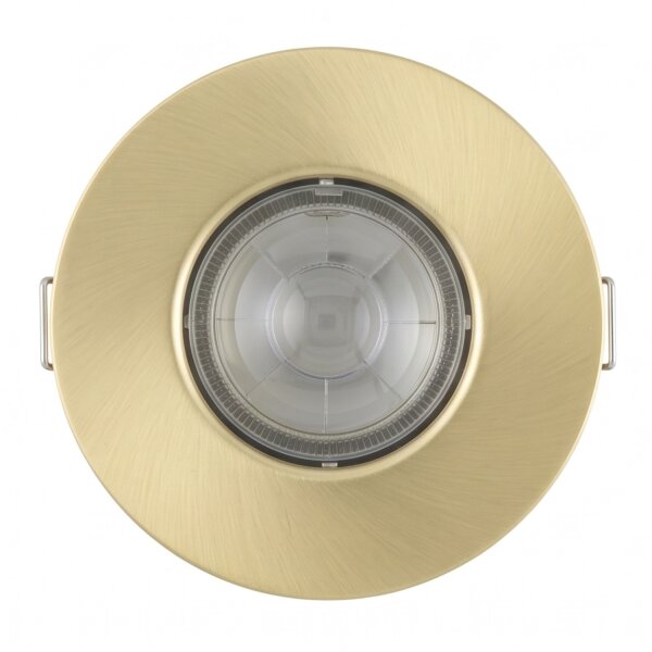 Luminaire encastré rond aluminium verre GU10 IP44 L:8,5 cm
