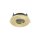 Runde Einbauleuchte Aluminium Glas GU10 IP44 B:8,5 cm