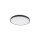 Runde LED Deckenlampe blendarm Ø38,5 cm 3000 K Schwarz
