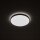 Runde LED Deckenlampe blendarm Ø38,5 cm 3000 K Schwarz