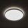 Runde LED Deckenlampe blendarm Ø49 cm 32 W 3000 K Weiß