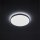 Weiße LED Deckenlampe Metall IP44 neutralweiß Ø38,5 cm