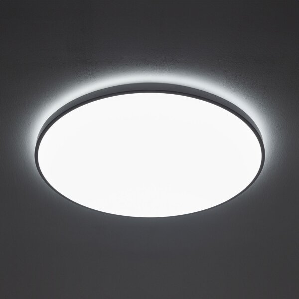 Blendarme LED Deckenlampe Weiß Metall IP44 neutralweiß