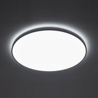 Blendarme LED Deckenlampe Weiß Metall IP44...