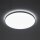 Blendarme LED Deckenlampe Weiß Metall IP44 neutralweiß