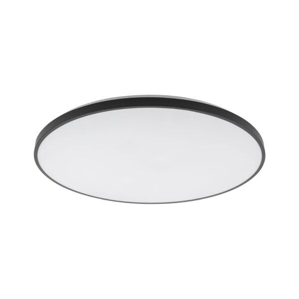 Schwarze LED Deckenlampe Ø64,2 cm 64 W 4700 lm blendarm