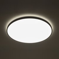 Schwarze LED Deckenlampe Ø64,2 cm 64 W 4700 lm...