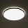 Schwarze LED Deckenlampe Ø64,2 cm 64 W 4700 lm blendarm