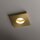 Einbauspot in Messing Aluminium Glas B:8,5 cm IP44 GU10