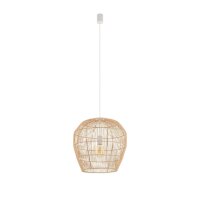 H&auml;ngelampe Bambus Natur E27 L:43 cm...