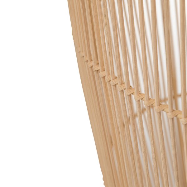 Pendelleuchte E27 Bambus Naturholz Ø53,5 cm verstellbar