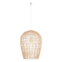 Pendelleuchte E27 Bambus Naturholz &Oslash;53,5 cm verstellbar
