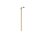 Einbauspot in Gold Metall rund H:75 cm G9 stilvoll