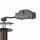 Runde Einbaulampe Metall H:90 cm G9 bis 10 W in Schwarz