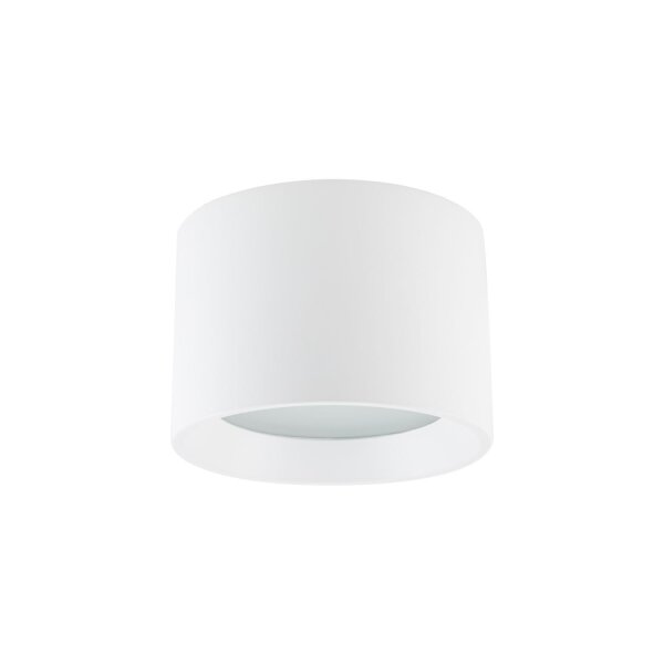 Deckenstrahler Weiß Aluminium GX53 IP54 B:10 cm Aufputz
