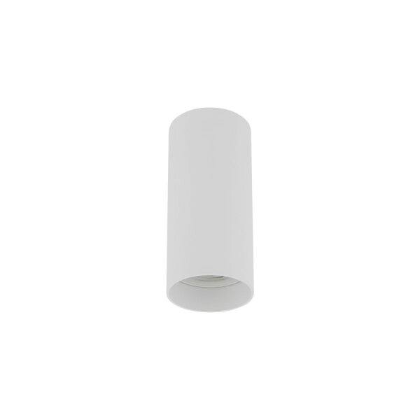 Deckenspot Aufputz Metall GU10 L:5,5 cm rund in Weiß