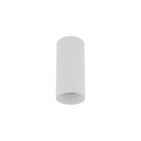 Deckenspot Aufputz Metall GU10 L:5,5 cm rund in Weiß