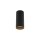 Deckenspot Stahl Schwarz Gold GU10 5,5 cm rund Zylinder