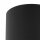 Deckenspot Stahl Schwarz Gold GU10 5,5 cm rund Zylinder
