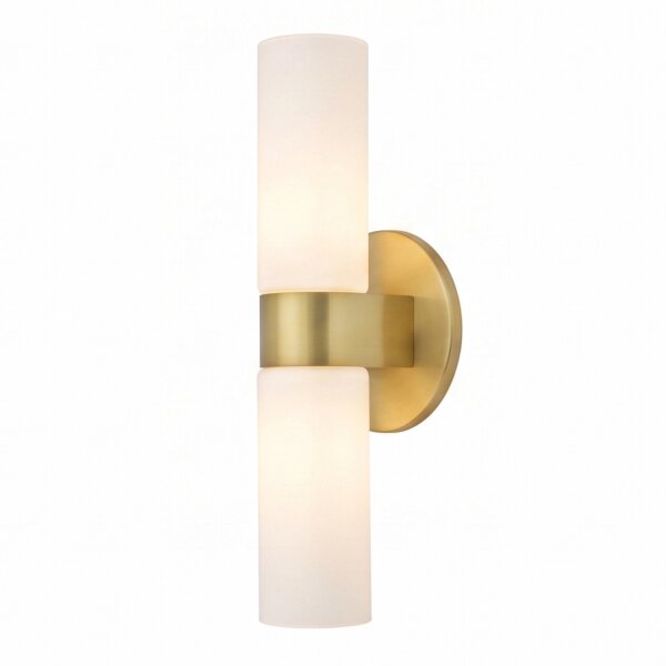 Up Down Wandlampe blendarm in Messing G9 IP44 T:7 cm