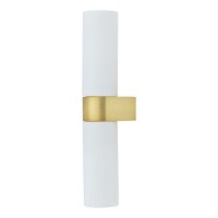 Up Down Wandlampe blendarm in Messing G9 IP44 T:7 cm