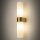 Up Down Wandlampe blendarm in Messing G9 IP44 T:7 cm