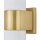 Up Down Wandlampe blendarm in Messing G9 IP44 T:7 cm