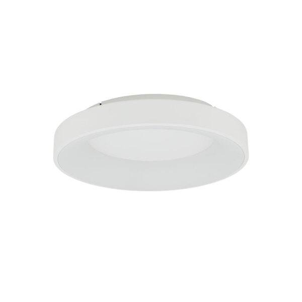 Weiße LED Deckenleuchte Metall rund Ø 48 cm 3000 K 48 W