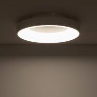 Weiße LED Deckenleuchte Metall rund Ø 48 cm...