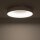 Weiße LED Deckenleuchte Metall rund Ø 48 cm 3000 K 48 W