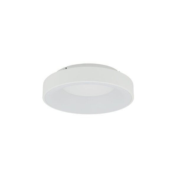 Weiße LED Deckenleuchte Metall Ø 38 cm 2700 lm 32 W