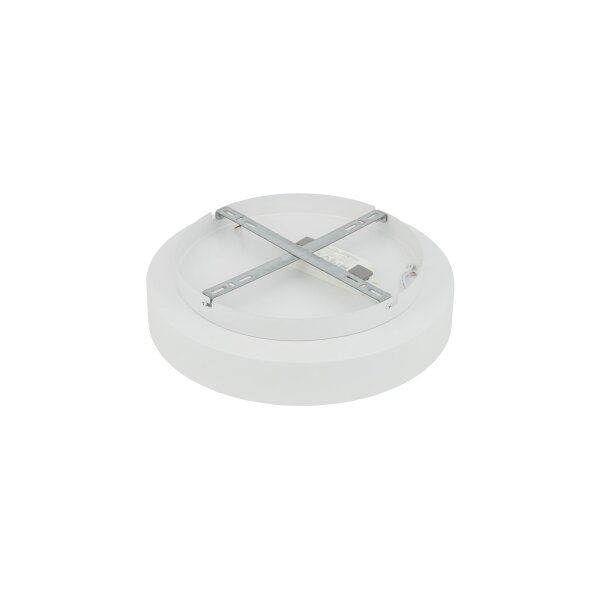 Weiße LED Deckenleuchte Metall Ø 38 cm 2700 lm 32 W