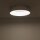 Weiße LED Deckenleuchte Metall Ø 38 cm 2700 lm 32 W