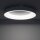 LED Deckenlampe blendarm Weiß Metall Ø60 cm neutralweiß