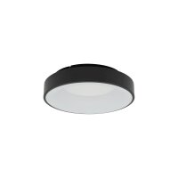 Blendarme LED Deckenlampe Schwarz Metall Ø38 cm...