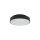 Blendarme LED Deckenlampe Schwarz Metall Ø38 cm 3000 K
