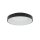 LED Deckenlampe Metall Ø48 cm Schwarz blendarm wohnlich