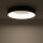 LED Deckenlampe Metall Ø48 cm Schwarz blendarm wohnlich